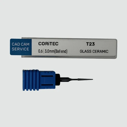 Фреза T23 для CORiTEC - 0.6 мм, 3.0 мм цанга (Ball end) Glass Ceramic - CAD/CAM-СЕРВИС